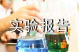 實(shí)驗(yàn)報(bào)告范文